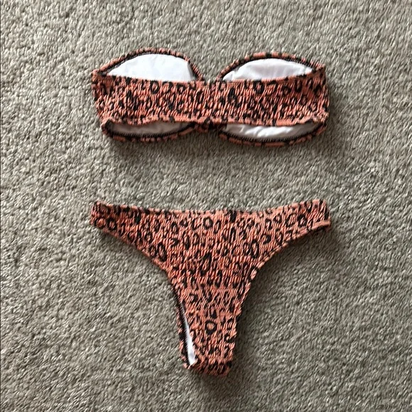 Leopard Print Bikini Set - Picture 3 of 5